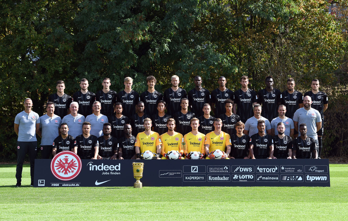 Eintracht Frankfurt Mannschaftsbild 2018